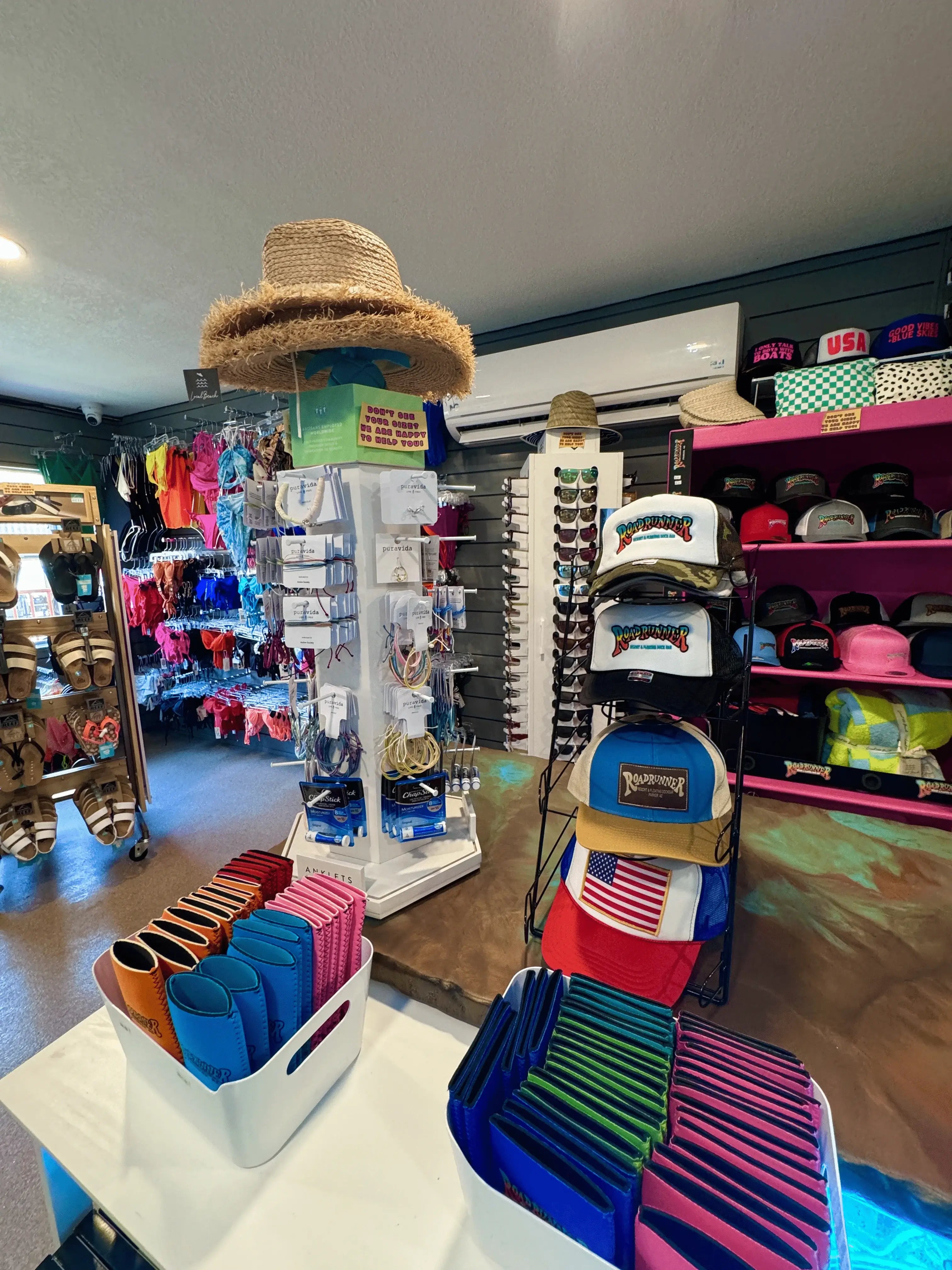 Roadrunner Resort Bags Swimwear Hats