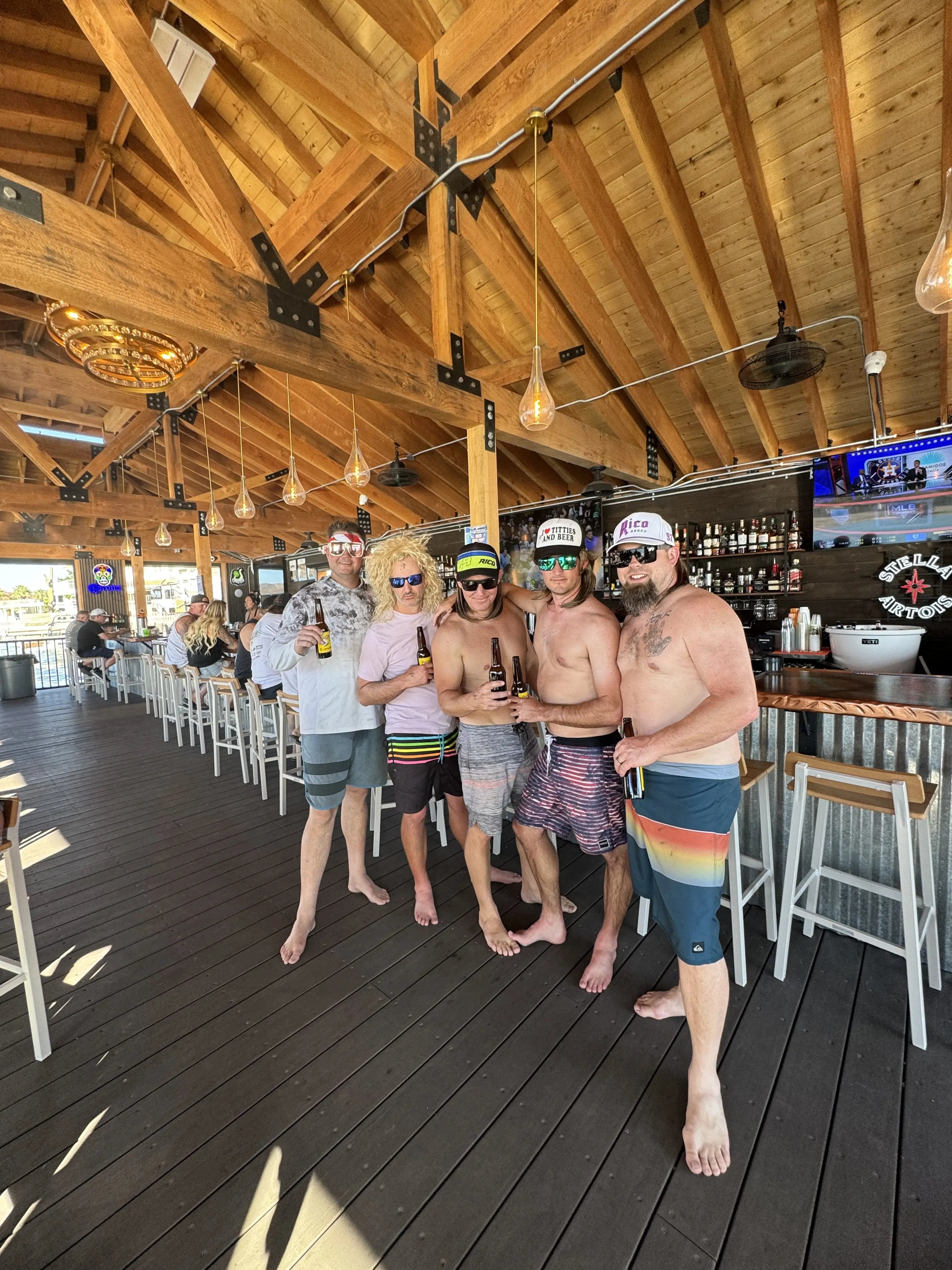 Roadrunner Resort Floating Dock Bar Swim