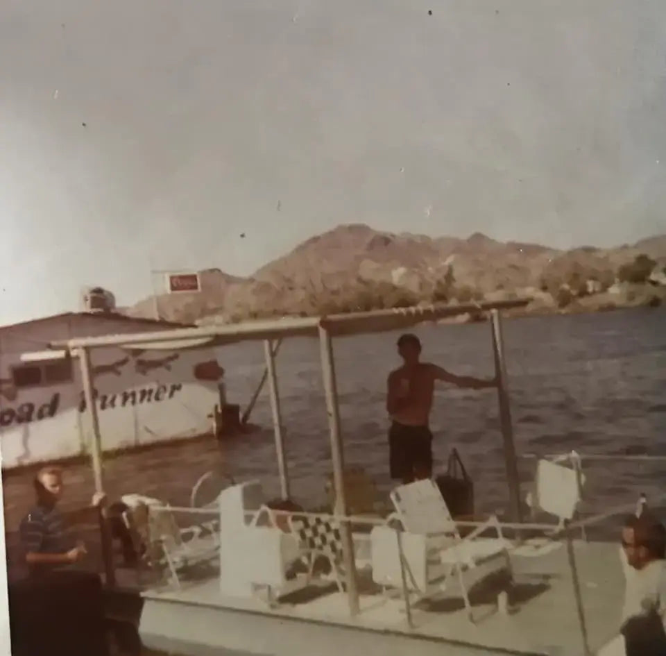 Roadrunner Resort Floating Dock Bar History 1970